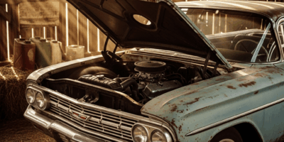 Rare 1960 El Camino With 348 Tri-Power Dragged From Barn And It Runs